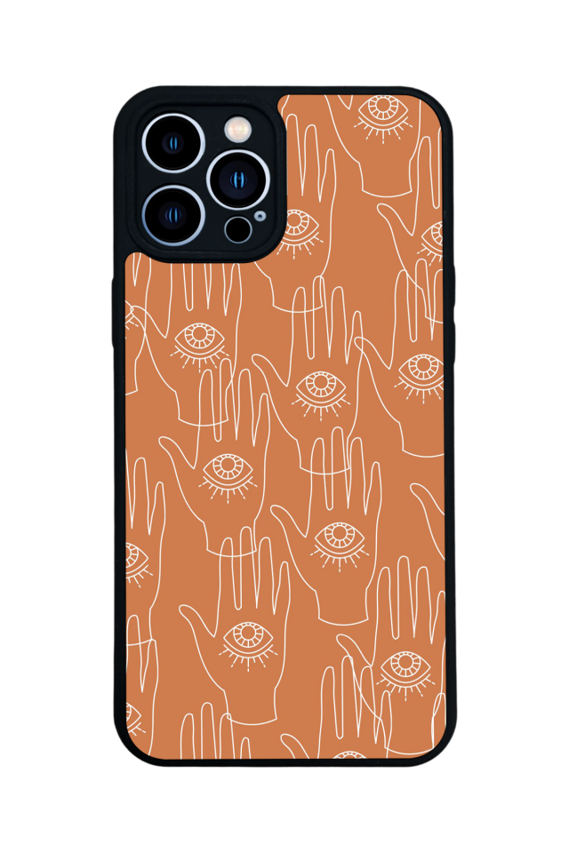 iPhone 12 Pro Max Uyumlu Line Art Tasarımlı Glossy Premium Kılıf