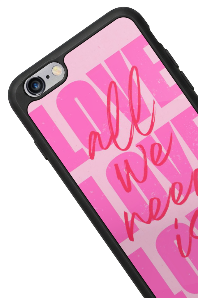 iPhone 6s Plus Uyumlu Love Tasarımlı Glossy Premium Kılıf