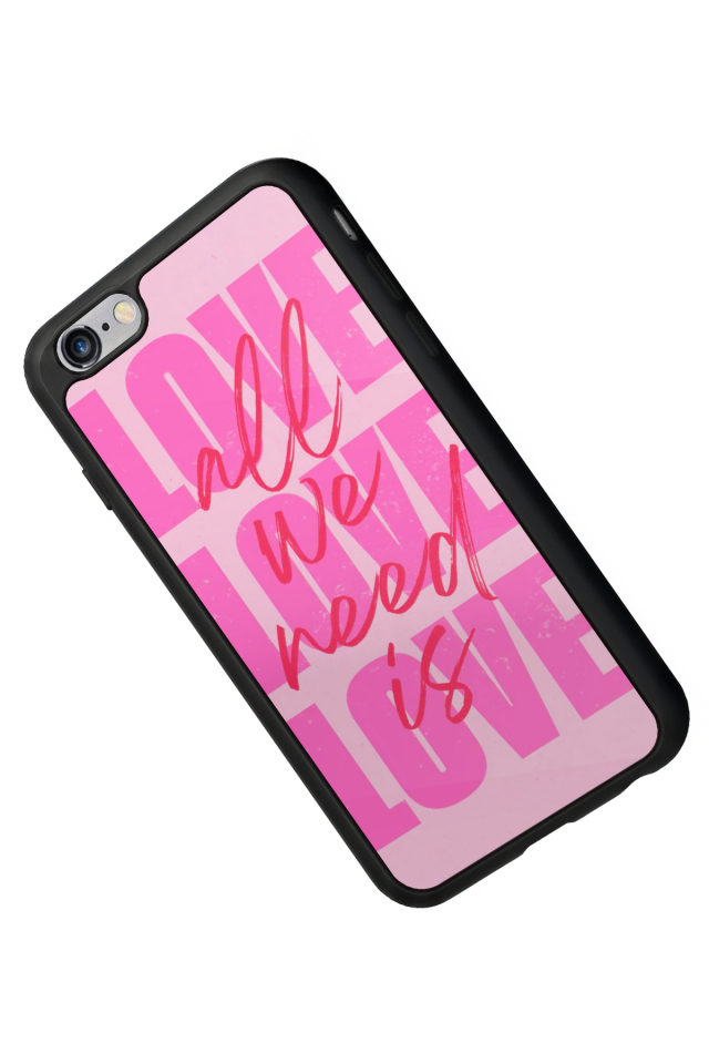 iPhone 6s Plus Uyumlu Love Tasarımlı Glossy Premium Kılıf