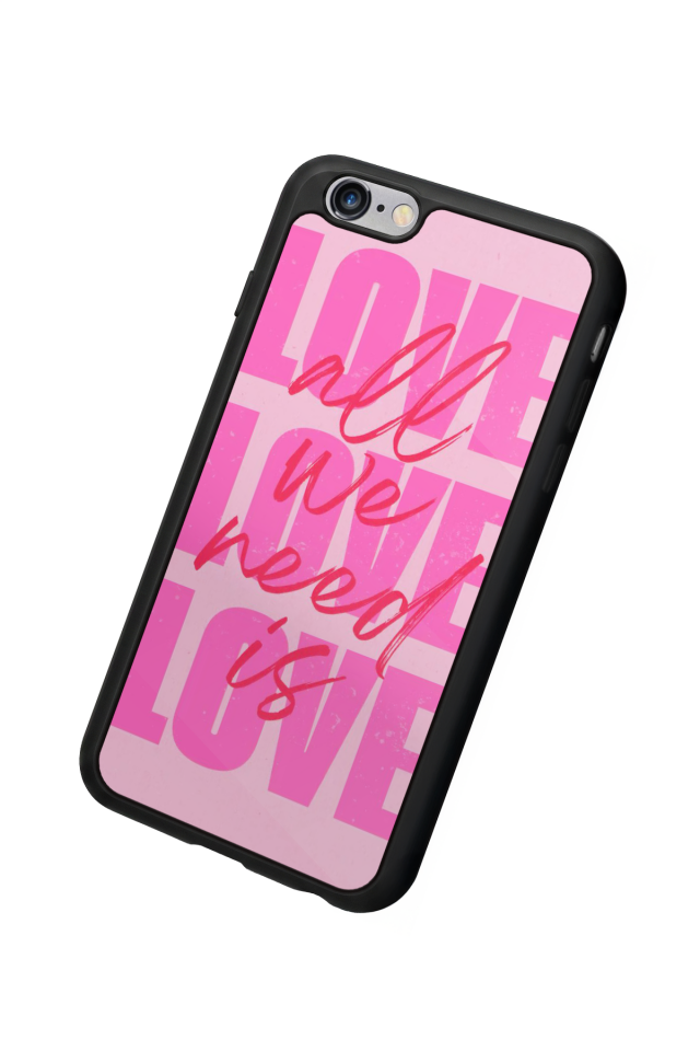 iPhone 6s Plus Uyumlu Love Tasarımlı Glossy Premium Kılıf