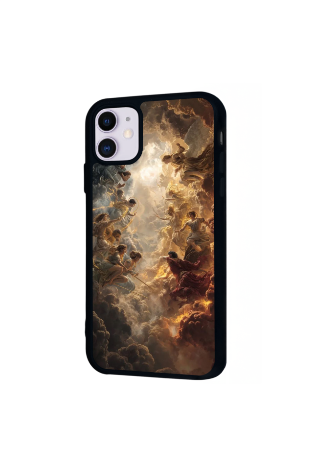 iPhone 11 Uyumlu Melek Tasarımlı Glossy Premium Kılıf