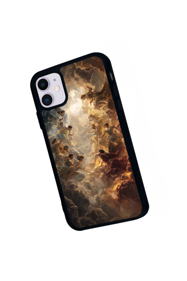 iPhone 11 Uyumlu Melek Tasarımlı Glossy Premium Kılıf