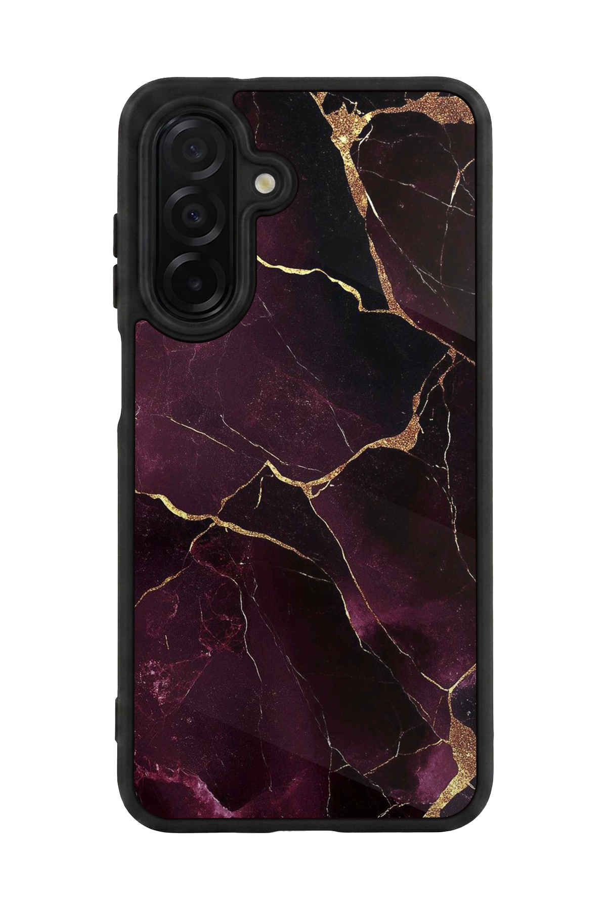 Samsung Galaxy A56 Uyumlu Mermer Marble Tasarımlı Glossy Premium Kılıf