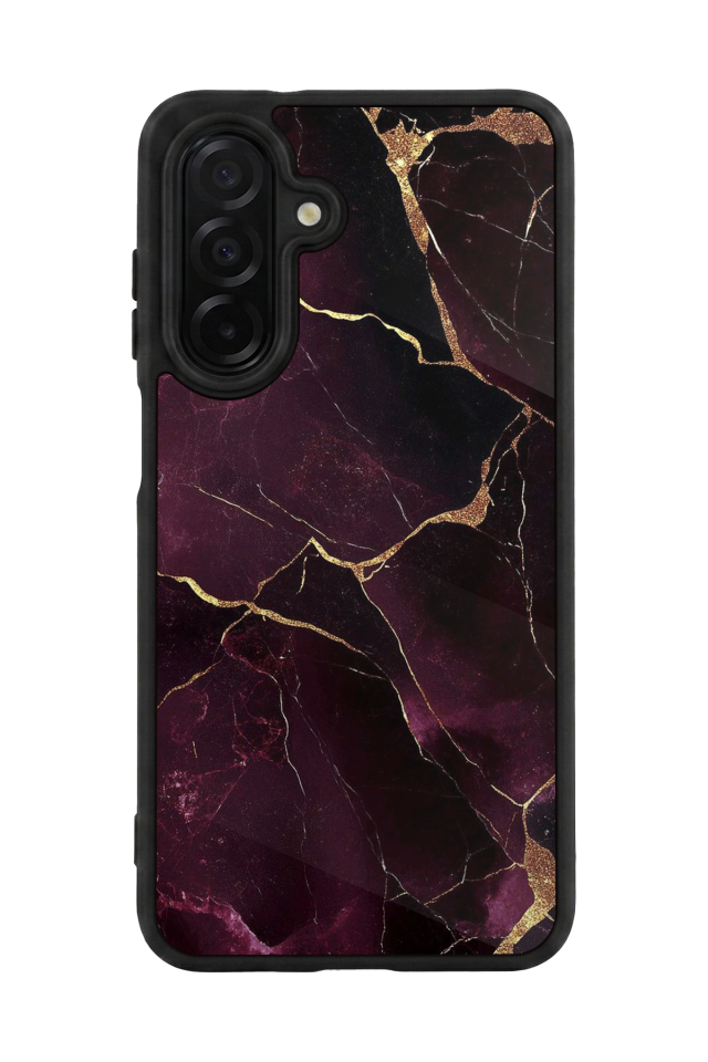 Samsung Galaxy A56 Uyumlu Mermer Marble Tasarımlı Glossy Premium Kılıf