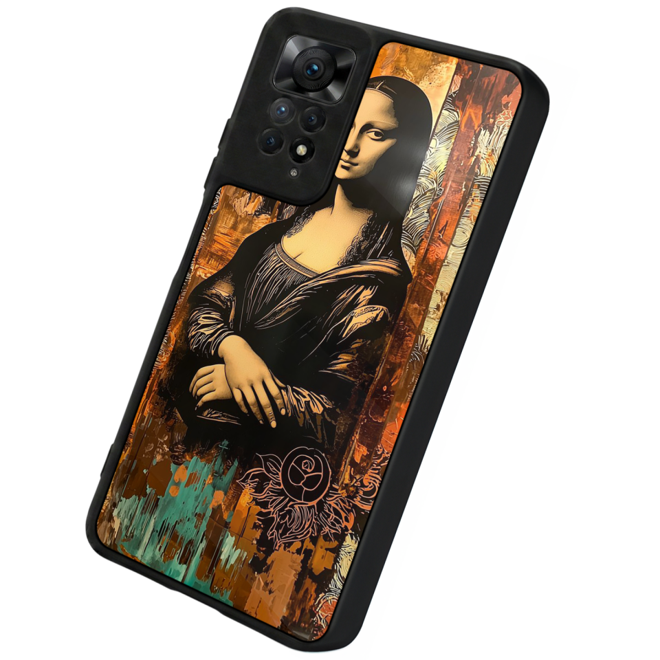 Xiaomi Redmi Note 11 Pro Uyumlu Monalisa Tasarımlı Glossy Premium Kılıf