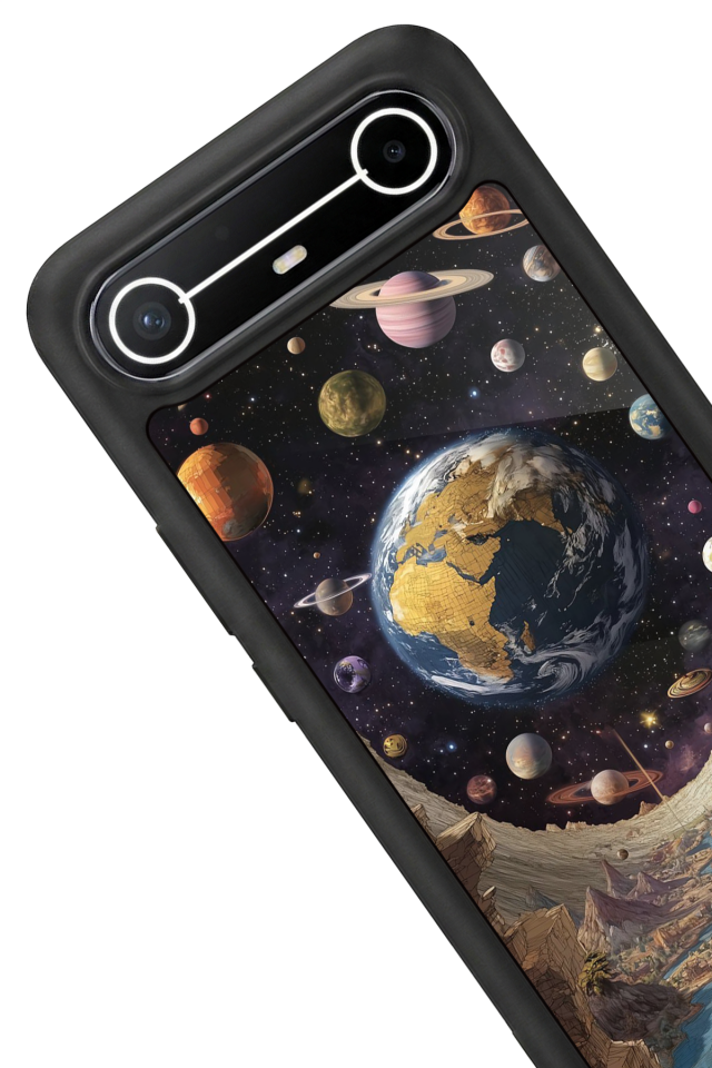 Tecno Spark Slim 5G Uyumlu Uzay Tasarımlı Glossy Premium Kılıf