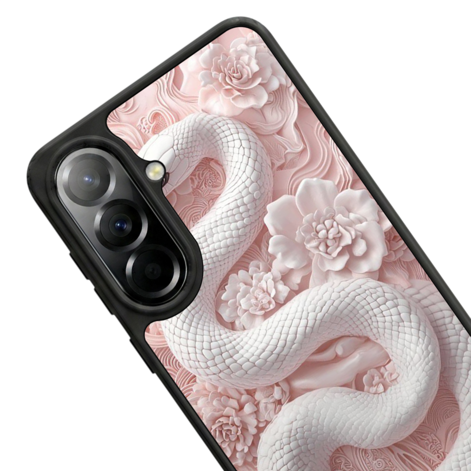 Samsung Galaxy A37 Uyumlu Yılan Tasarımlı Glossy Premium Kılıf