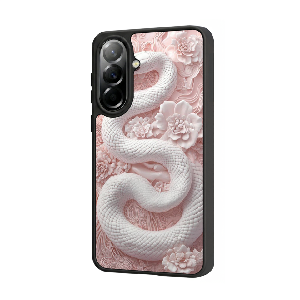 Samsung Galaxy A37 Uyumlu Yılan Tasarımlı Glossy Premium Kılıf