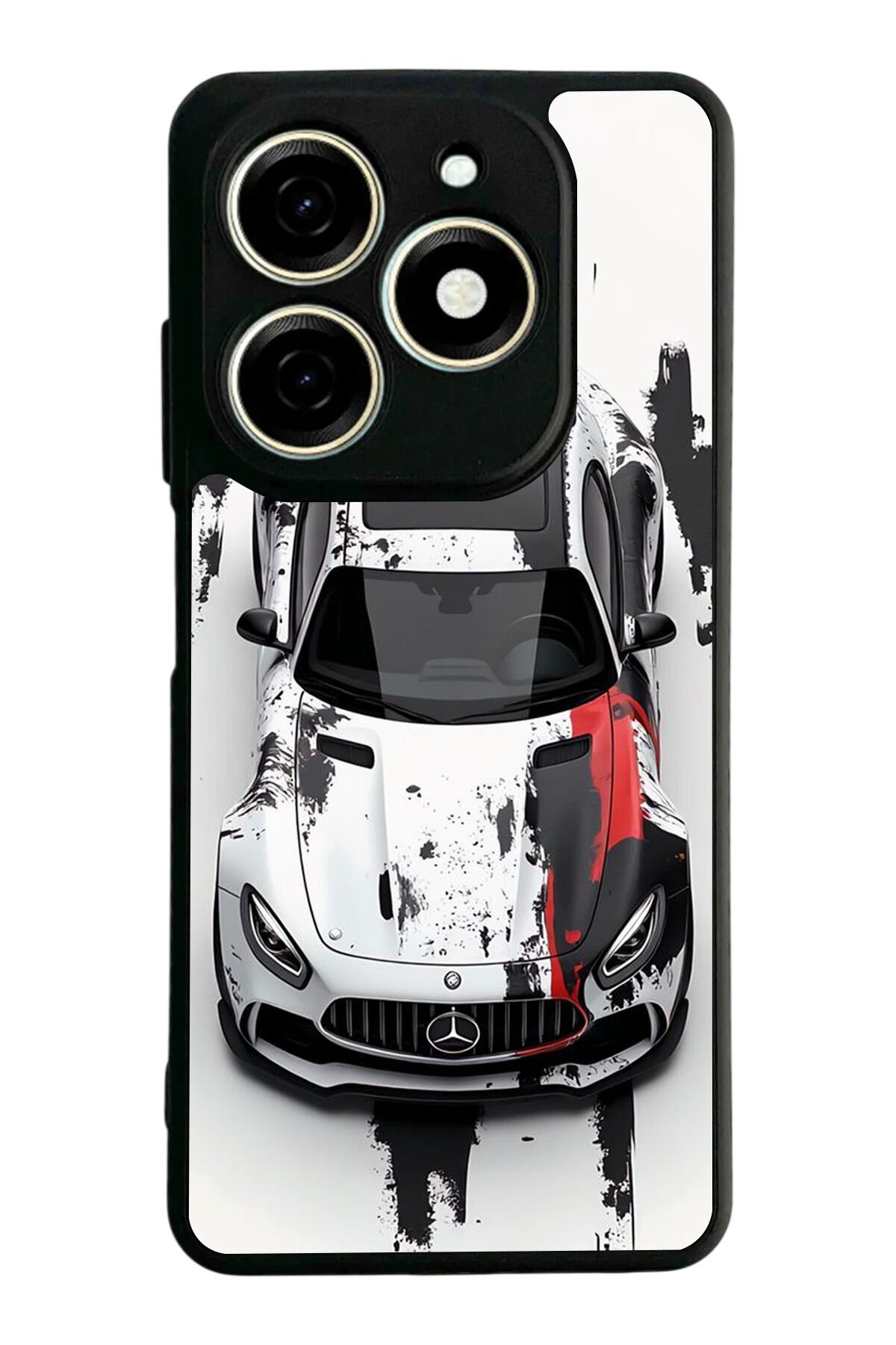 Tecno Spark 20/20C Uyumlu Mercedes Tasarımlı Glossy Premium Kılıf