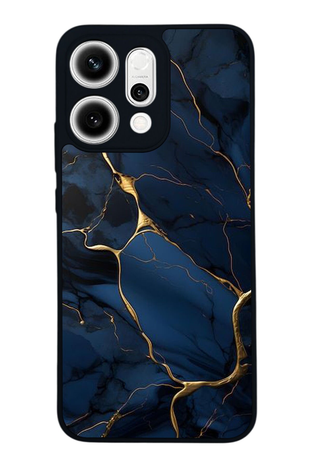 Oppo Reno 14 Uyumlu Mermer Marble Tasarımlı Glossy Premium Kılıf