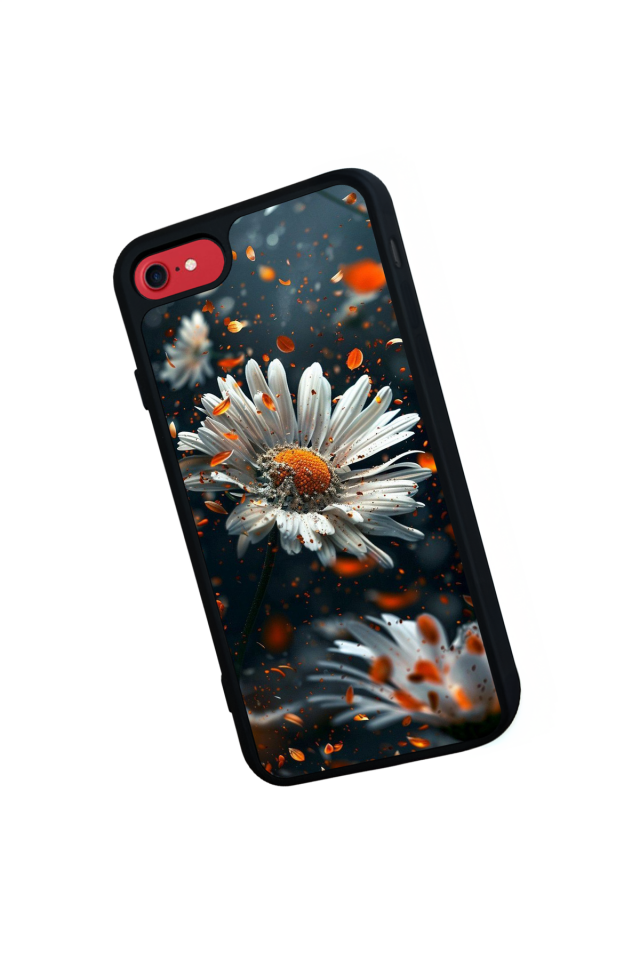 iPhone 7 Uyumlu Cicek Tasarımlı Glossy Premium Kılıf
