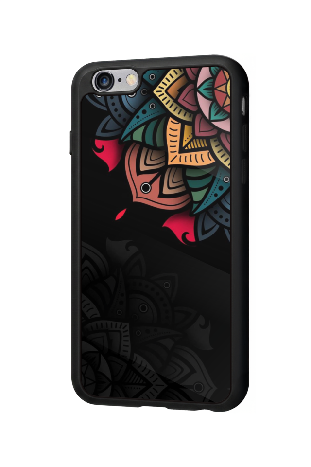 iPhone 6s Plus Uyumlu Mandala Tasarımlı Glossy Premium Kılıf