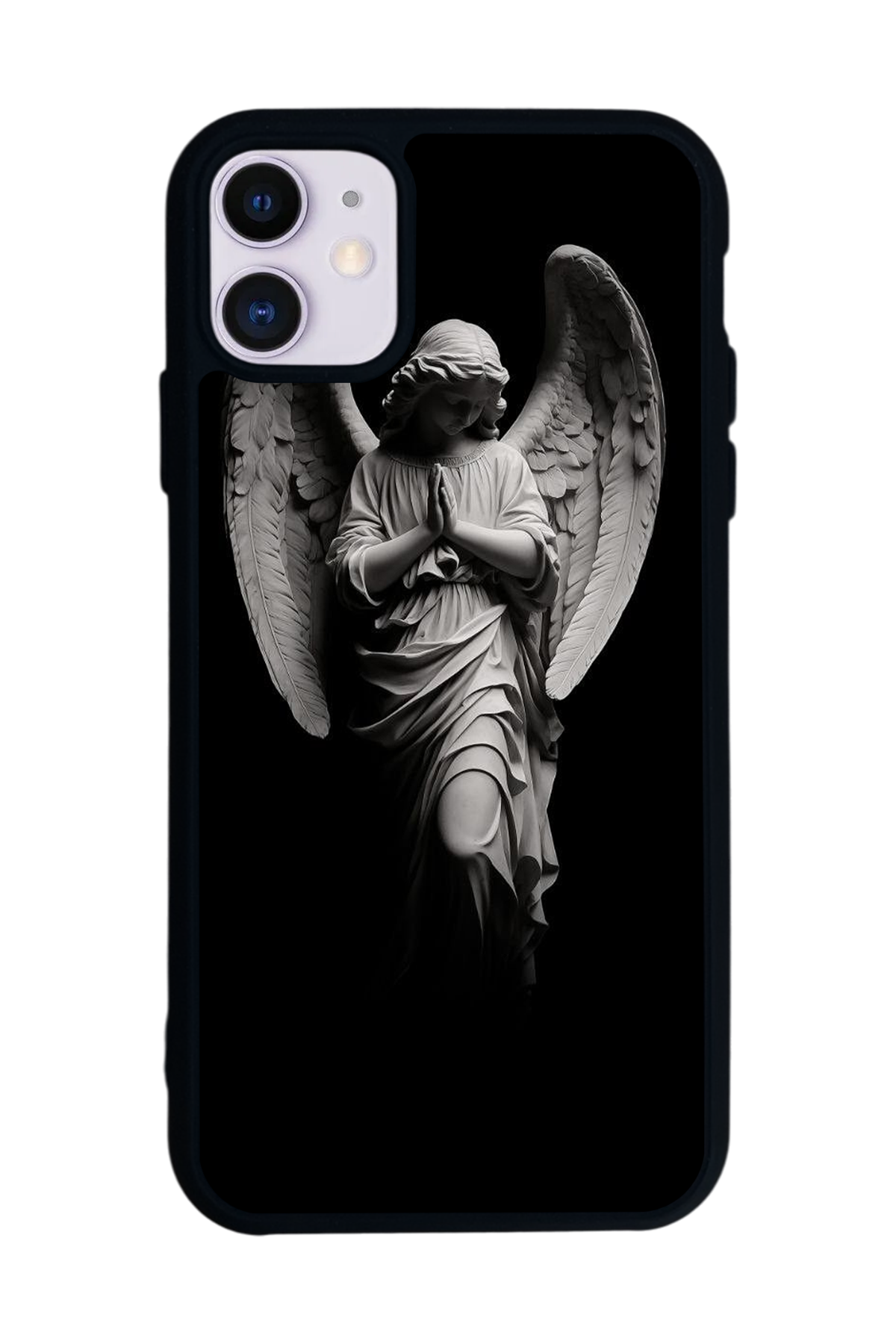 iPhone 11 Uyumlu Melek Tasarımlı Glossy Premium Kılıf