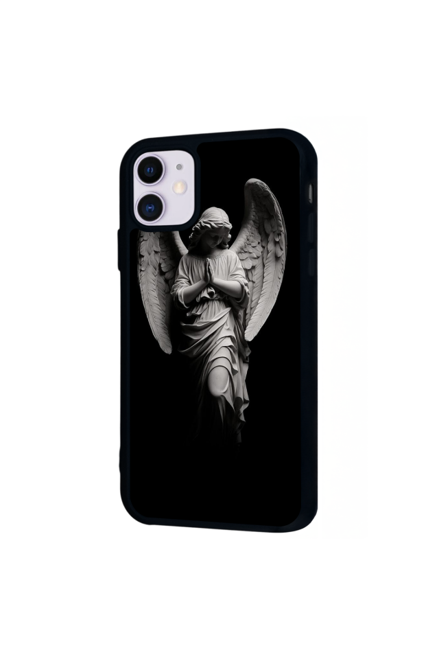 iPhone 11 Uyumlu Melek Tasarımlı Glossy Premium Kılıf