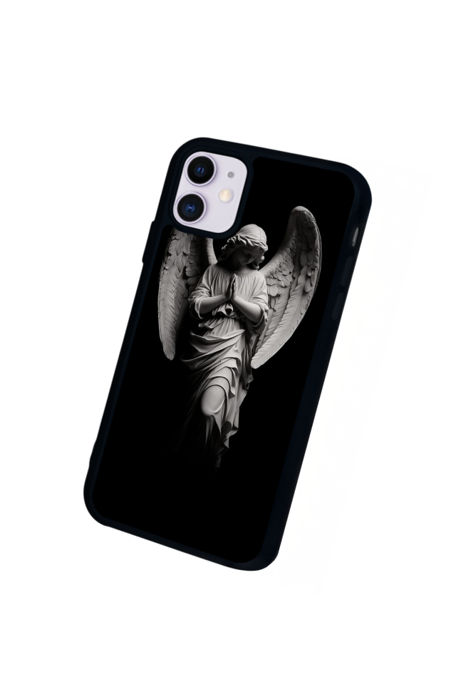 iPhone 11 Uyumlu Melek Tasarımlı Glossy Premium Kılıf