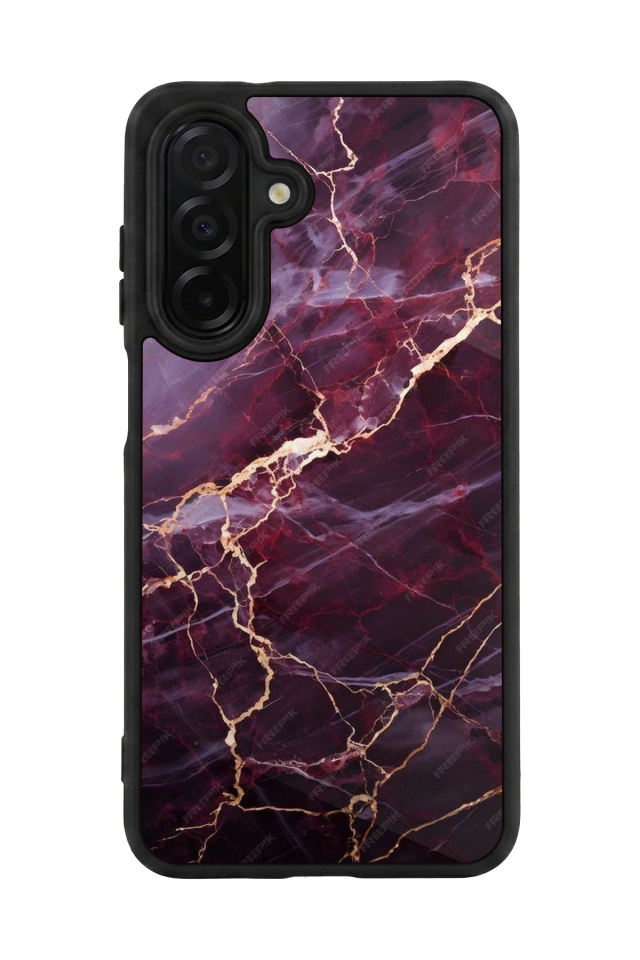 Samsung Galaxy A56 Uyumlu Mermer Marble Tasarımlı Glossy Premium Kılıf