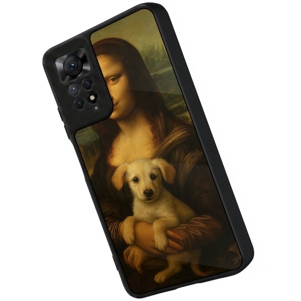 Xiaomi Redmi Note 11 Pro Uyumlu Monalisa Tasarımlı Glossy Premium Kılıf