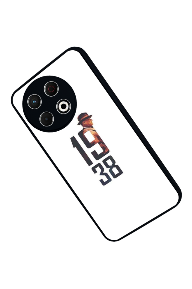 Tecno Spark 30 Pro Uyumlu Mustafa Kemal Ataturk Tasarımlı Glossy Premium Kılıf