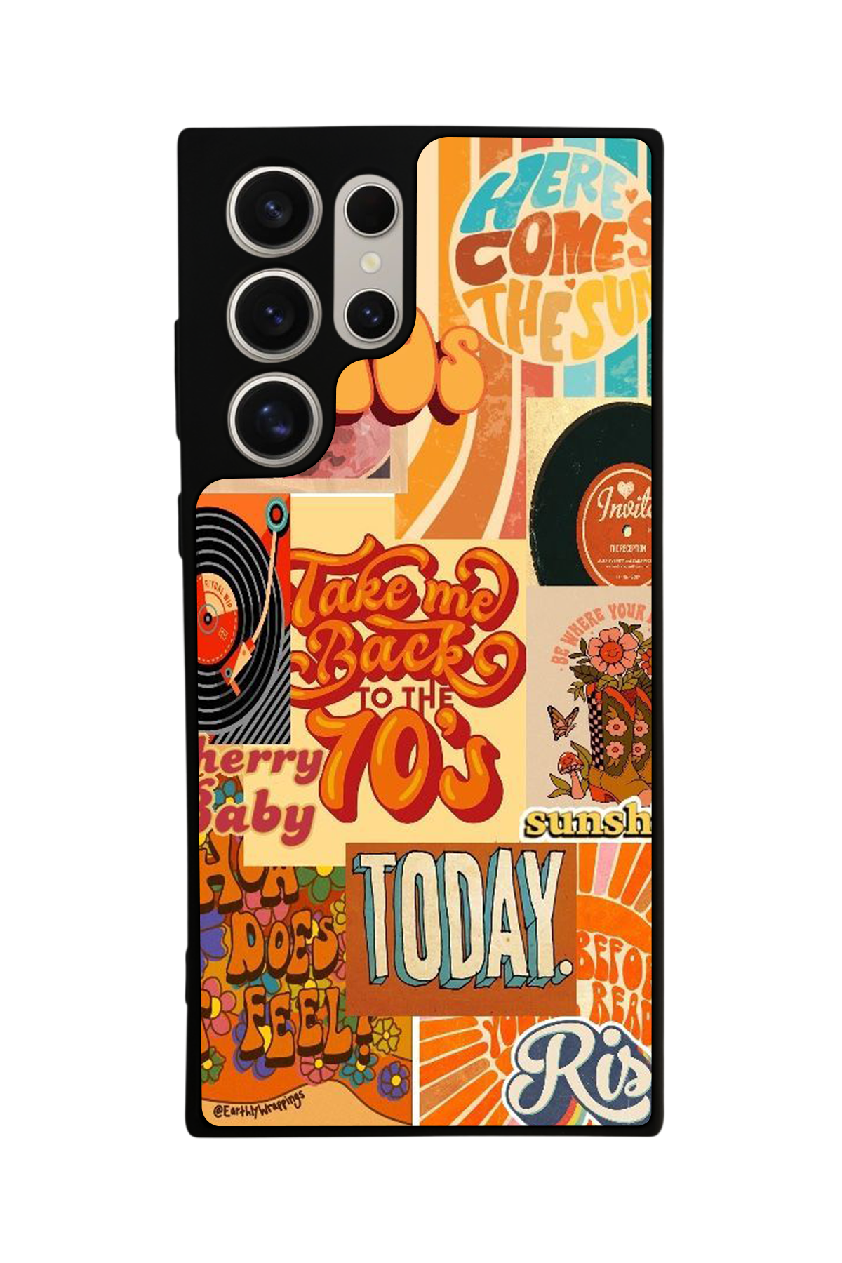 Samsung Galaxy S22 Ultra Uyumlu Poster Tasarımlı Glossy Premium Kılıf