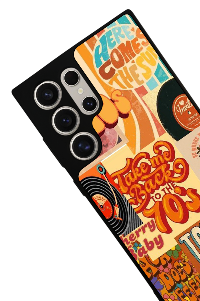 Samsung Galaxy S22 Ultra Uyumlu Poster Tasarımlı Glossy Premium Kılıf