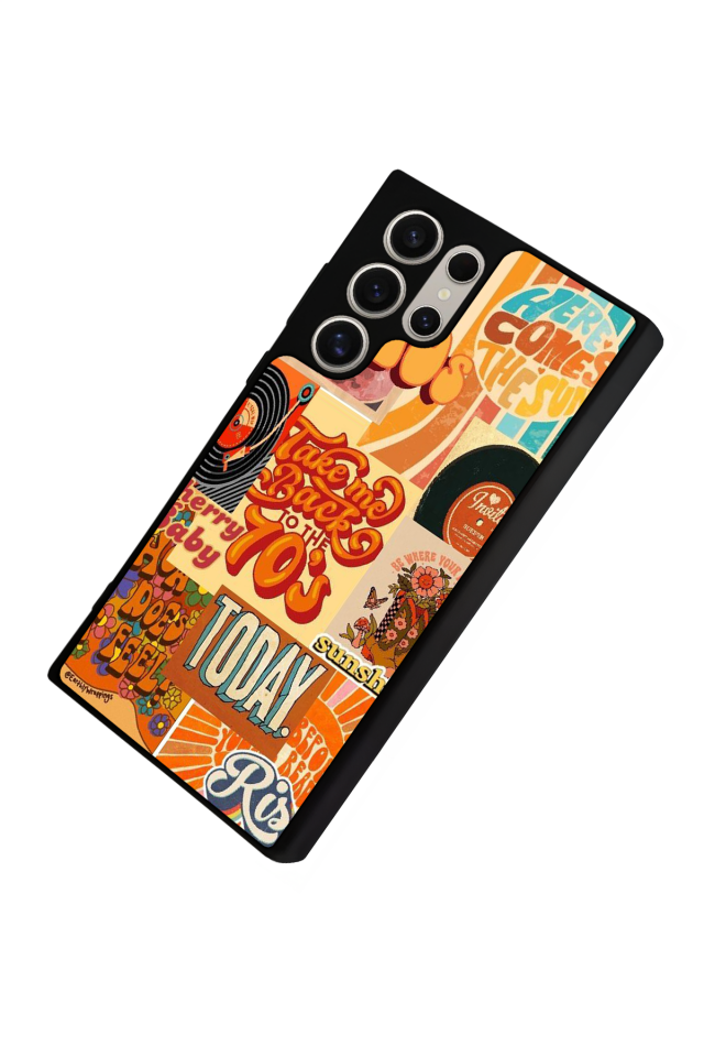 Samsung Galaxy S22 Ultra Uyumlu Poster Tasarımlı Glossy Premium Kılıf