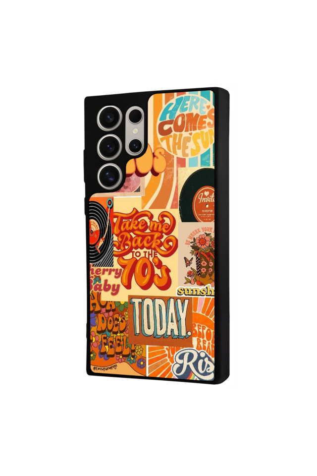 Samsung Galaxy S22 Ultra Uyumlu Poster Tasarımlı Glossy Premium Kılıf