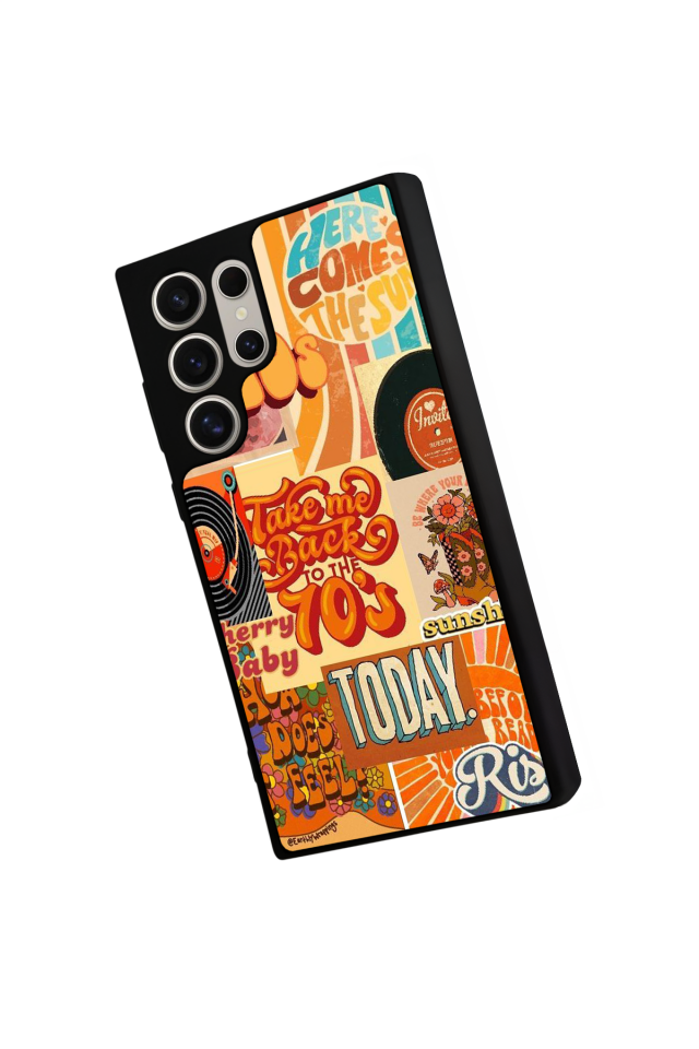 Samsung Galaxy S22 Ultra Uyumlu Poster Tasarımlı Glossy Premium Kılıf