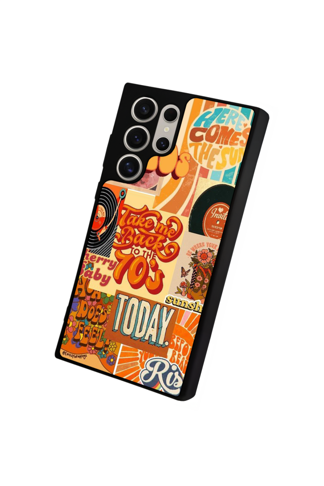 Samsung Galaxy S22 Ultra Uyumlu Poster Tasarımlı Glossy Premium Kılıf