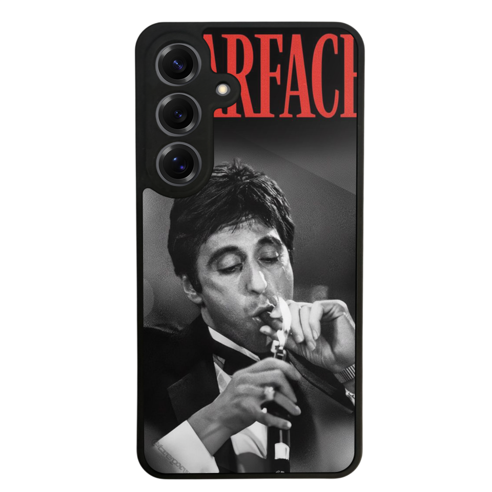 Samsung Galaxy S25 Uyumlu Scarface Tasarımlı Glossy Premium Kılıf