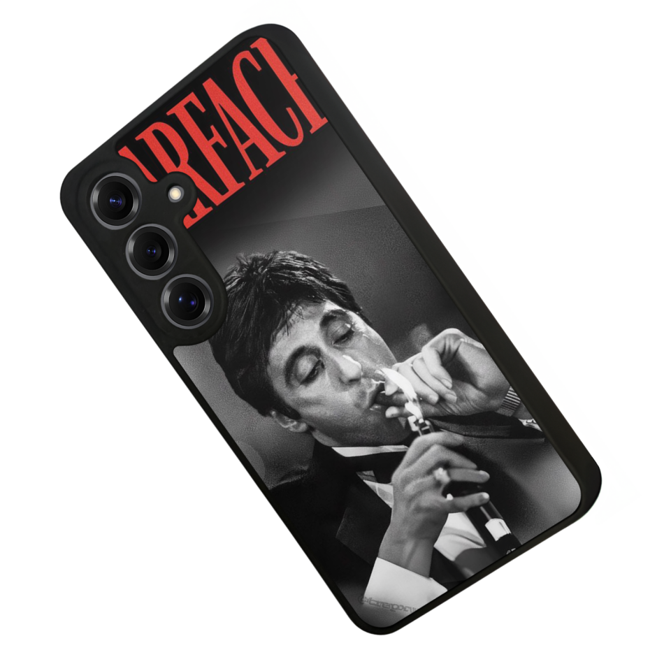 Samsung Galaxy S25 Uyumlu Scarface Tasarımlı Glossy Premium Kılıf