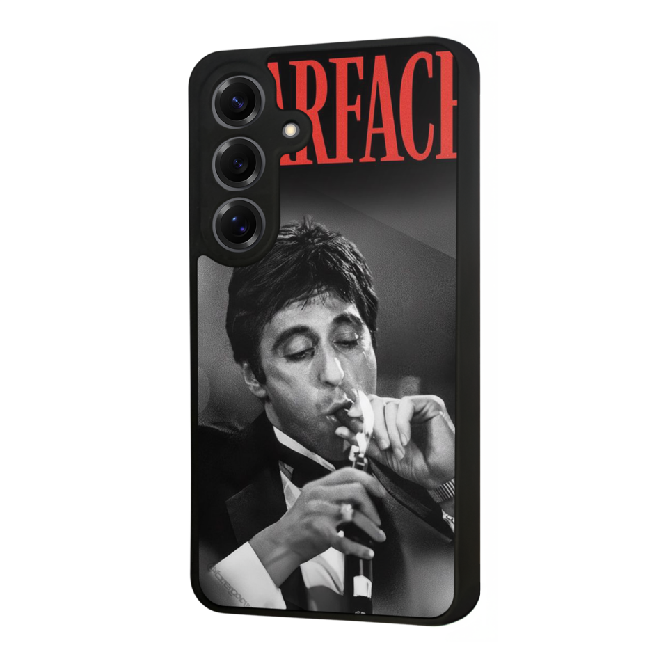 Samsung Galaxy S25 Uyumlu Scarface Tasarımlı Glossy Premium Kılıf