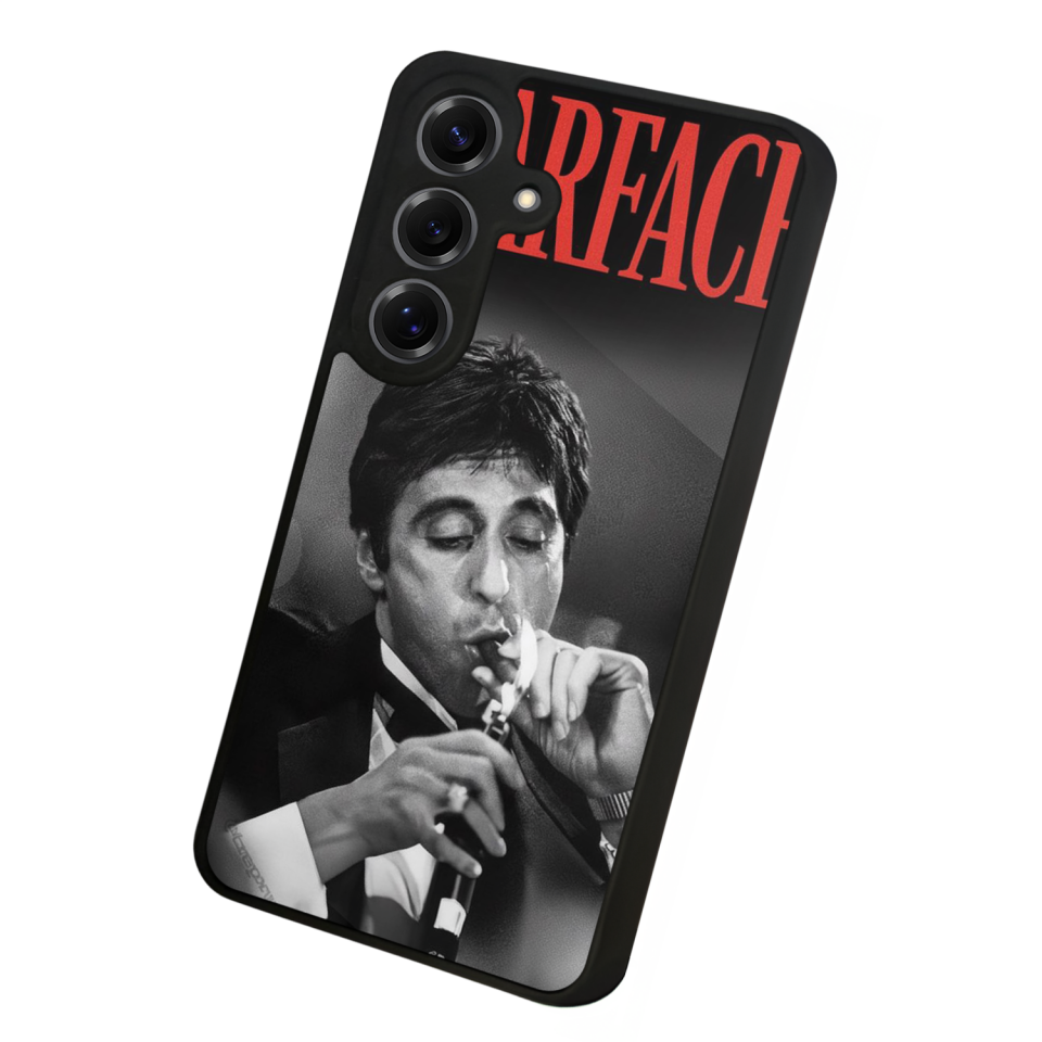 Samsung Galaxy S25 Uyumlu Scarface Tasarımlı Glossy Premium Kılıf