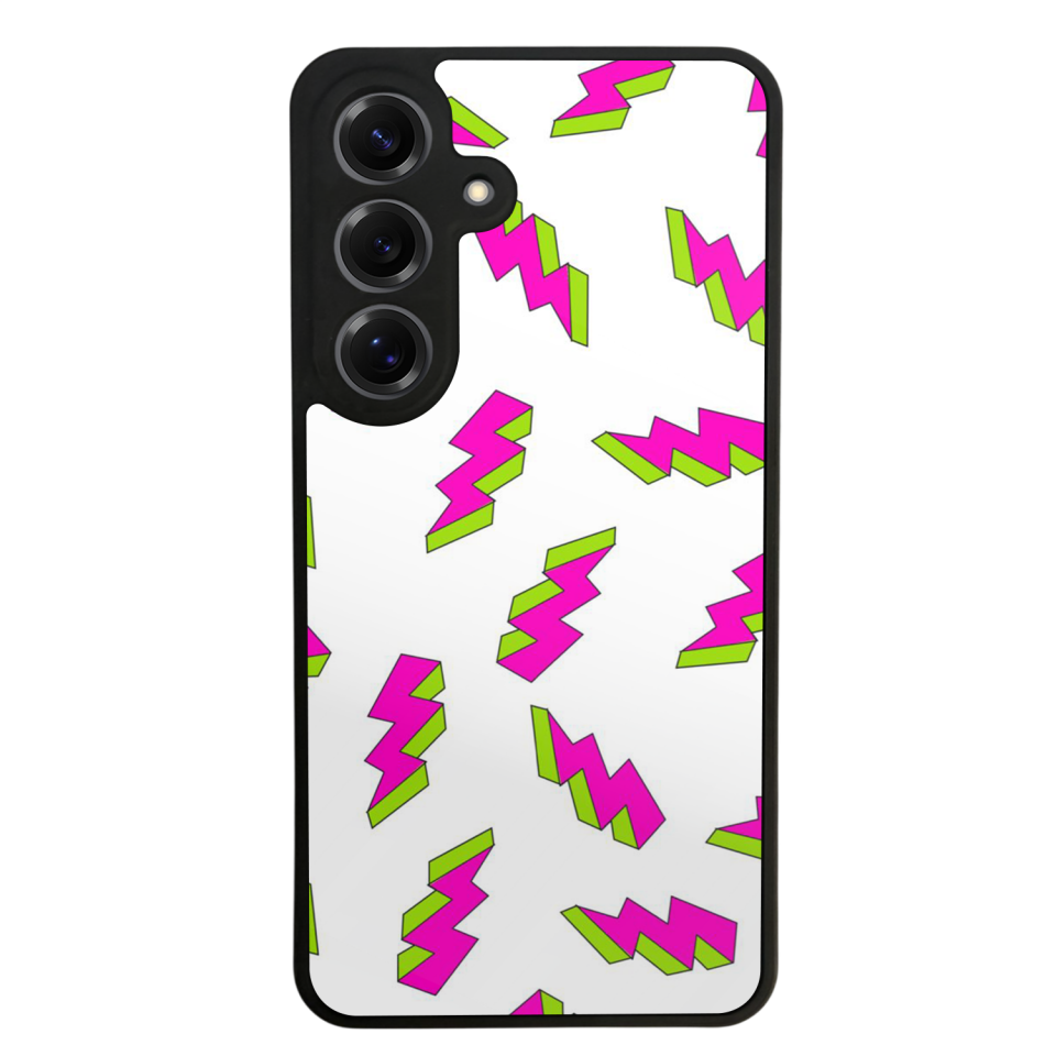 Samsung Galaxy S25 Uyumlu Simsek Tasarımlı Glossy Premium Kılıf