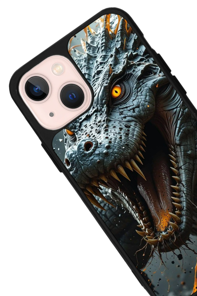 iPhone 13/14 Uyumlu T-ReiPhone 13/14 Tasarımlı Glossy Premium Kılıf