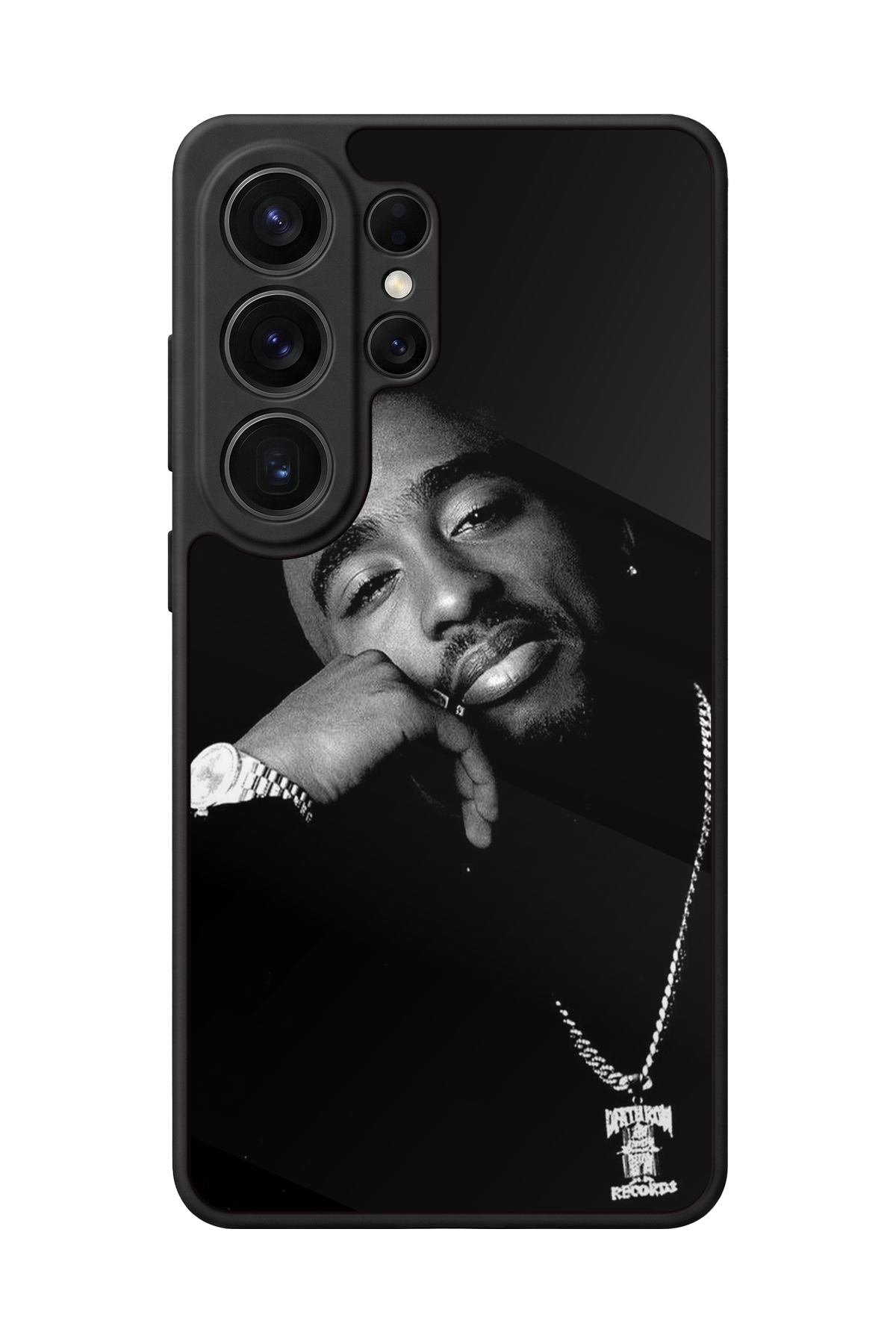 Samsung Galaxy S26 Ultra Uyumlu Tupac Tasarımlı Glossy Premium Kılıf