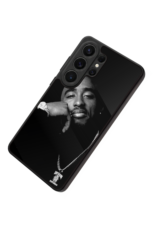 Samsung Galaxy S26 Ultra Uyumlu Tupac Tasarımlı Glossy Premium Kılıf