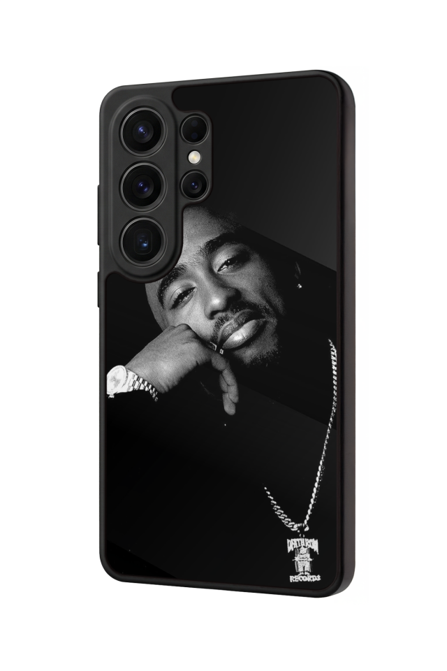 Samsung Galaxy S26 Ultra Uyumlu Tupac Tasarımlı Glossy Premium Kılıf