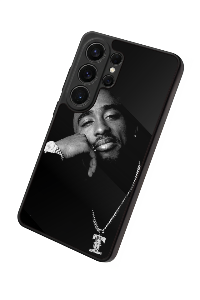 Samsung Galaxy S26 Ultra Uyumlu Tupac Tasarımlı Glossy Premium Kılıf