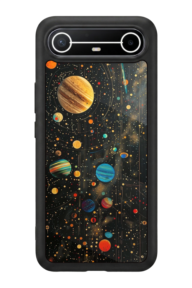 Tecno Spark Slim 5G Uyumlu Uzay Tasarımlı Glossy Premium Kılıf