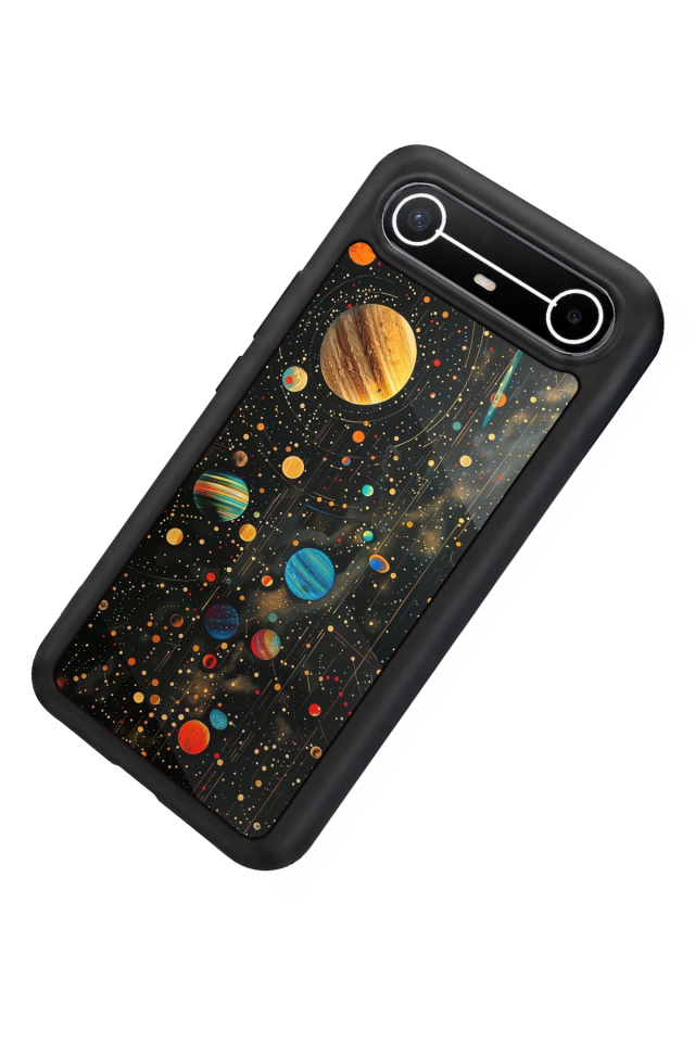 Tecno Spark Slim 5G Uyumlu Uzay Tasarımlı Glossy Premium Kılıf