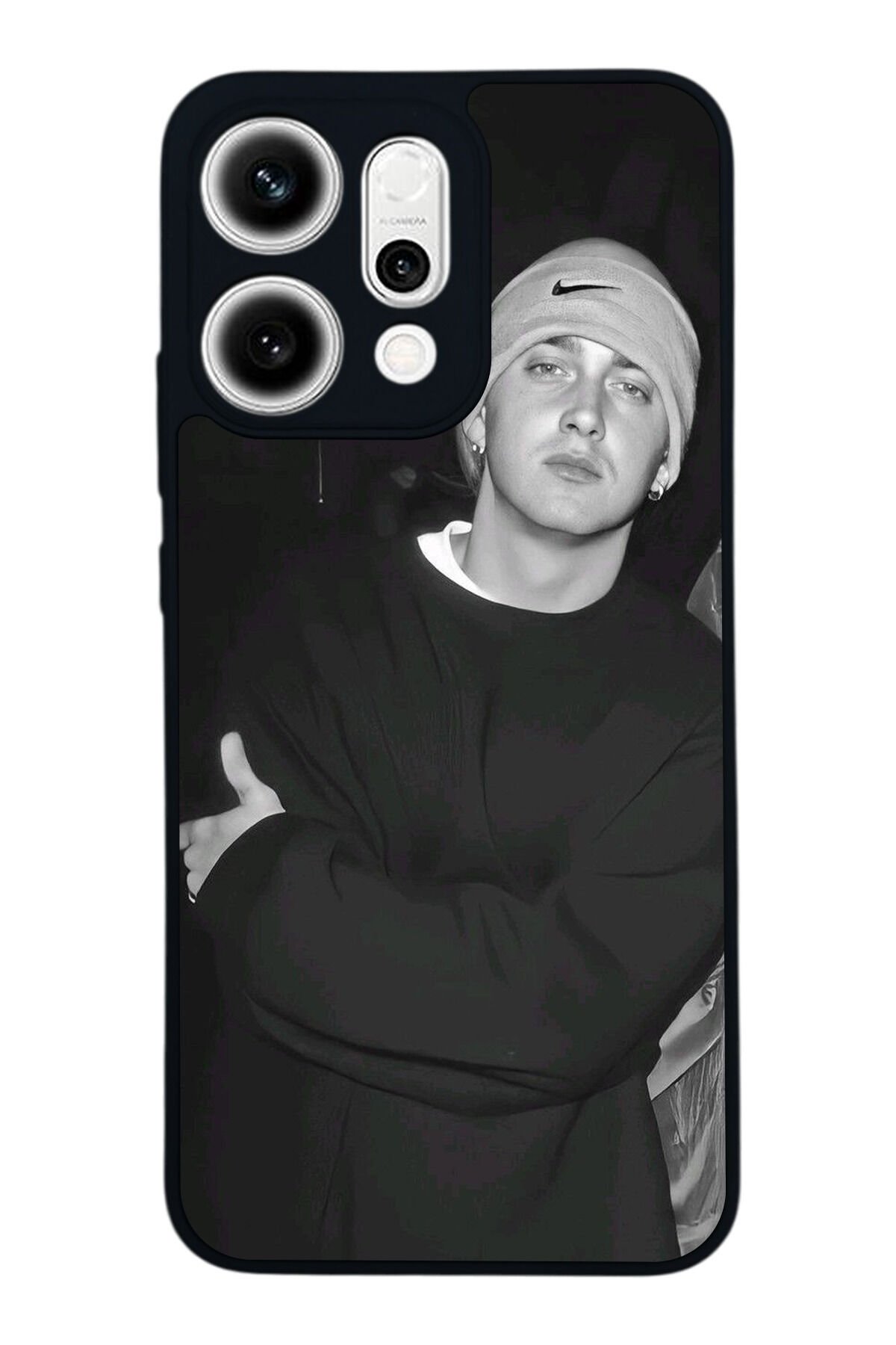 Oppo Reno 14 Uyumlu Eminem Tasarımlı Glossy Premium Kılıf