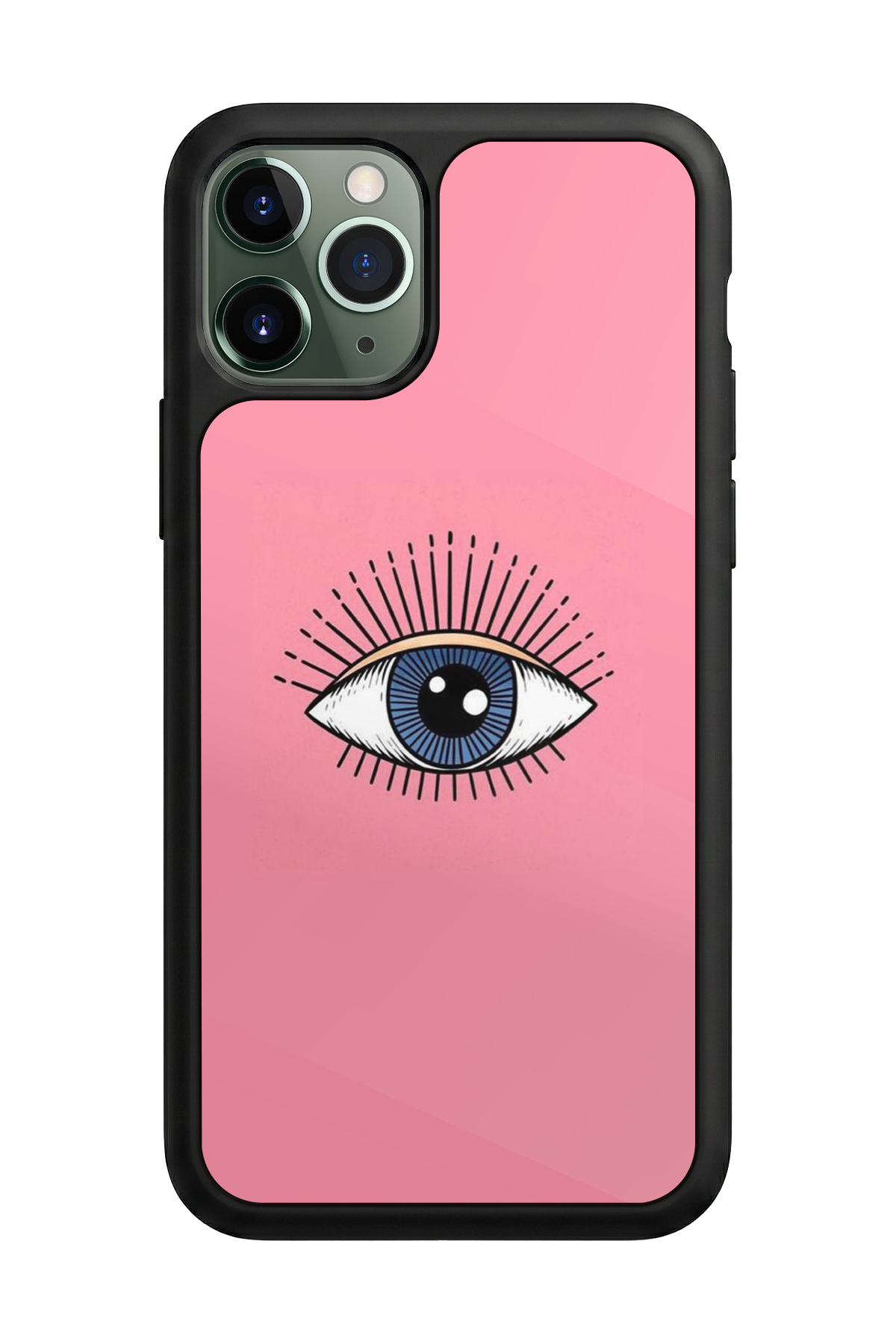 iPhone 11 Pro Max Uyumlu Göz Tasarımlı Glossy Premium Kılıf