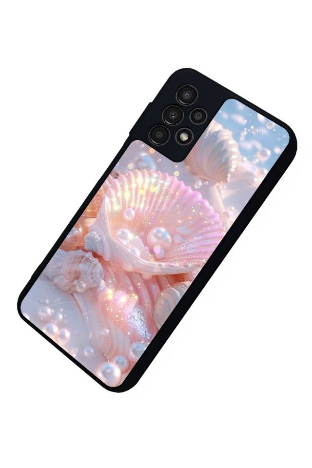 Samsung Galaxy A23 Uyumlu  İnci Tasarımlı Glossy Premium Kılıf