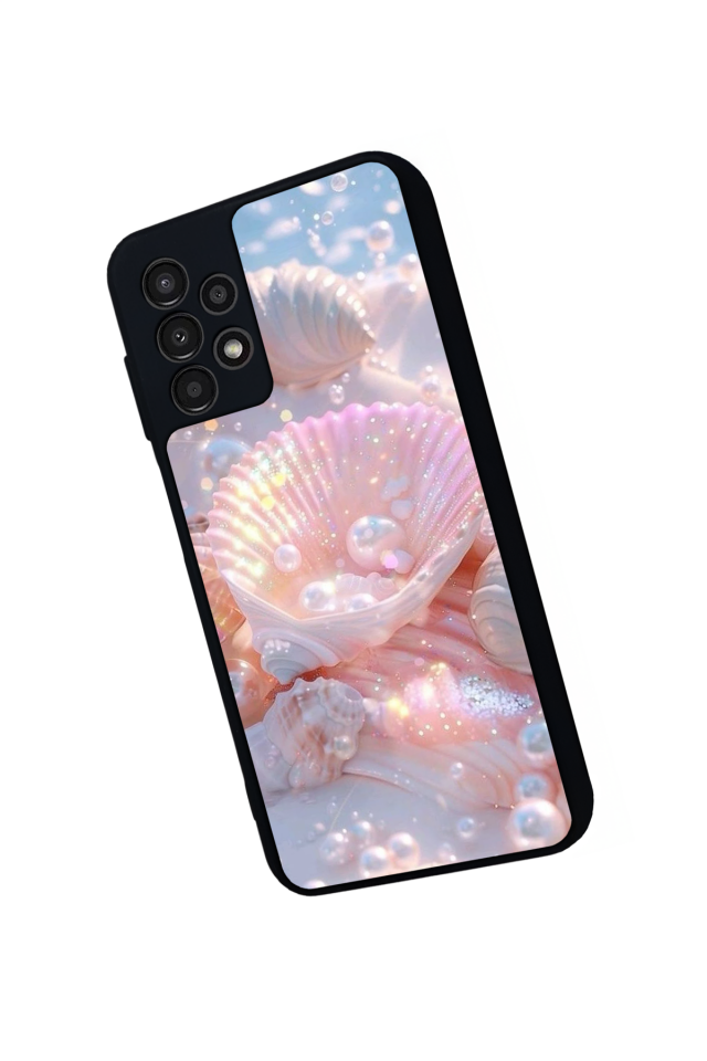 Samsung Galaxy A23 Uyumlu  İnci Tasarımlı Glossy Premium Kılıf