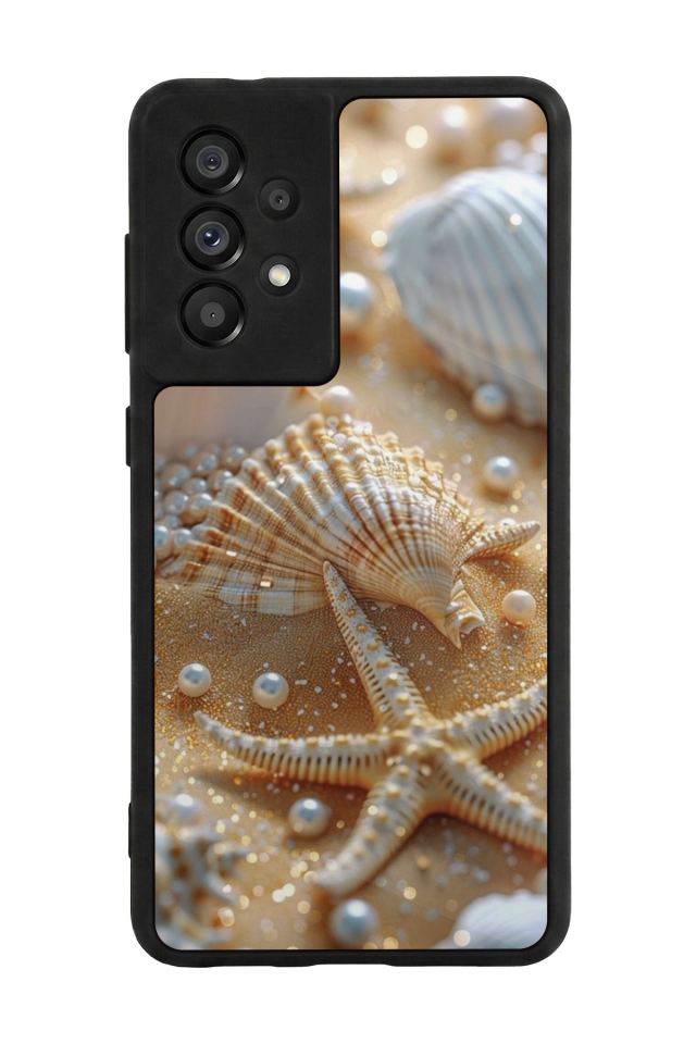 Samsung Galaxy A73 Uyumlu  İnci Tasarımlı Glossy Premium Kılıf