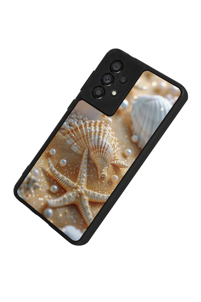 Samsung Galaxy A73 Uyumlu  İnci Tasarımlı Glossy Premium Kılıf