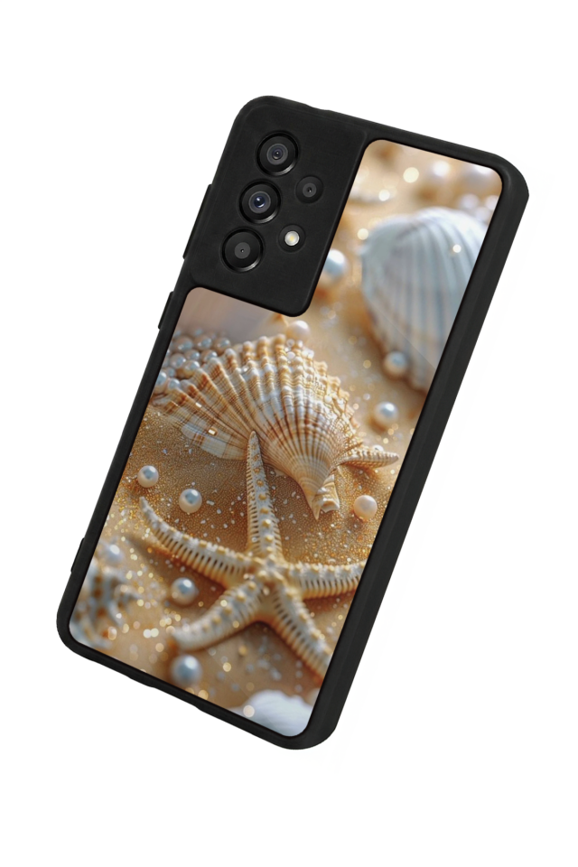 Samsung Galaxy A73 Uyumlu  İnci Tasarımlı Glossy Premium Kılıf