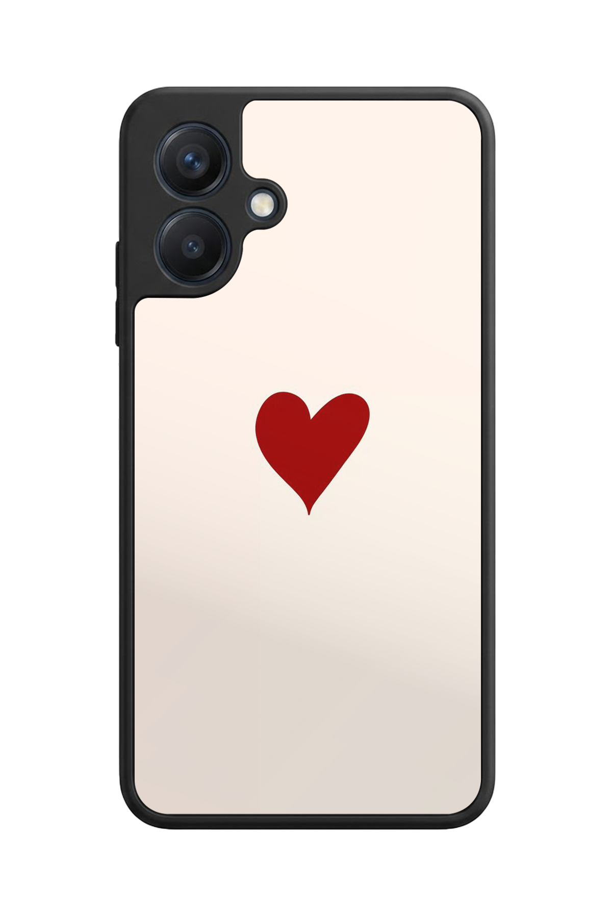 Samsung Galaxy A07 Uyumlu Kalp Love Tasarımlı Glossy Premium Kılıf