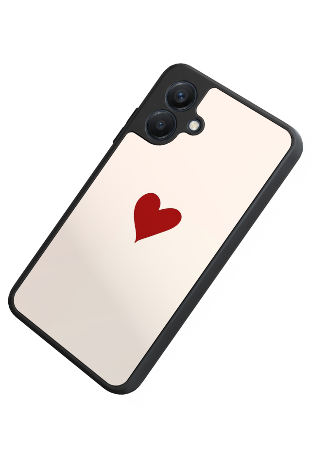 Samsung Galaxy A07 Uyumlu Kalp Love Tasarımlı Glossy Premium Kılıf