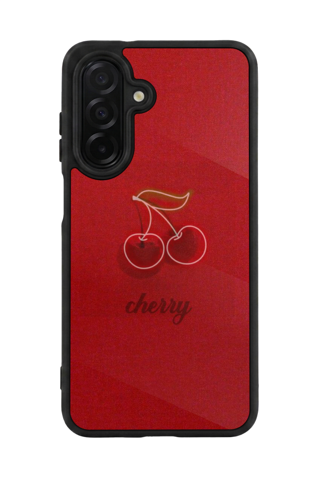 Samsung Galaxy A36 Uyumlu Kiraz Tasarımlı Glossy Premium Kılıf